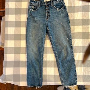 Abercrombie High Rise Mom Jean